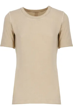 UMA WANG Femme, Tops, , Taille: 40 FR Haut côtelé à col rond pour femmes