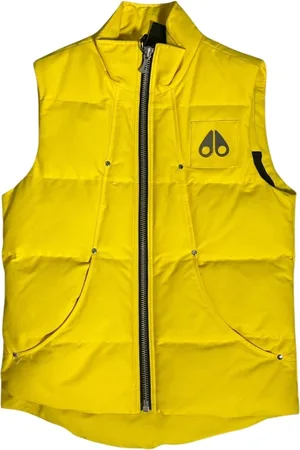 Moose Knuckles Homme, Vestes, Jaune, Taille: S Gilet Sans Manches Montreal Jaune