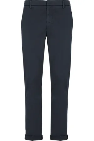 Dondup Homme, Pantalons, Bleu, Taille: W30 Pantalon en Coton Bleu avec Poches
