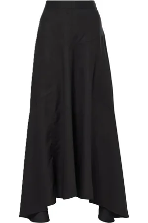 Isabel Marant Femme, Jupes, Noir, Taille: 38 FR Jupe en lyocell taille haute asymétrique
