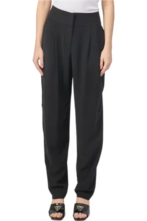 Armani Exchange Femme, Pantalons, Noir, Taille: 40 FR Pantalon noir formel avec taille haute