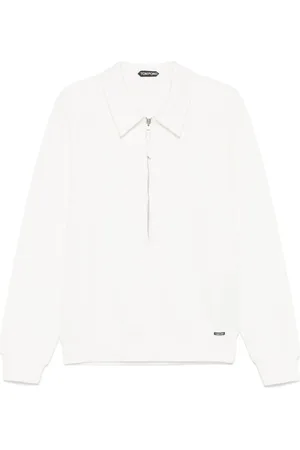 Tom Ford Homme, Vestes, Blanc, Taille: L Pulls Blancs pour Hommes
