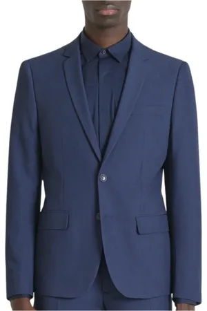 Antony Morato Homme, Vestes, Bleu, Taille: XL Veste Slim Fit Bleue Style Bonnie