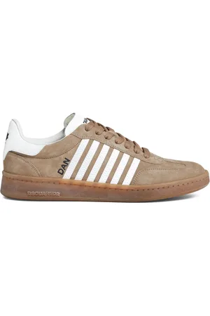 Dsquared2 Homme, Chaussures, Brun, Taille: 45 EU Chaussures Plates Marron