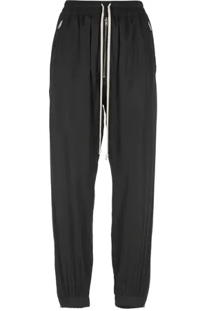 Rick Owens Femme, Pantalons, Noir, Taille: 42 FR Pantalon noir à taille élastique en viscose