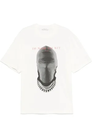 Ih Nom Uh Nit Homme, Tops, Blanc, Taille: 2XL T-shirt Blanc avec Logo Imprimé