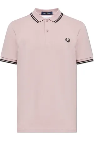 Comme des Garçons Homme, Tops, Rose, Taille: XS Polo avec impression