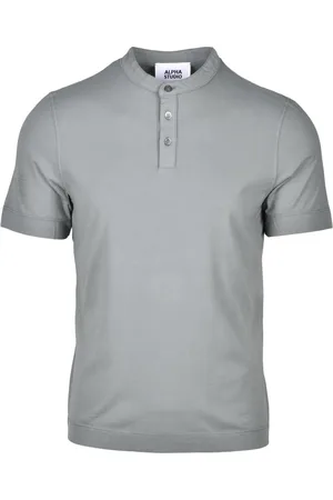 ALPHA STUDIO Homme, Tops, Gris, Taille: 2XL T-shirt Coton Élasthanne