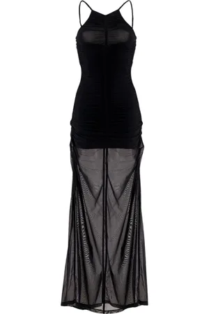Diesel Femme, Robes, Noir, Taille: 36 FR Robe Noire Slim Printemps-Été 2025