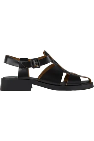Camper Femme, Chaussures, Noir, Taille: 39 EU Dana Sandales en Cuir Noir