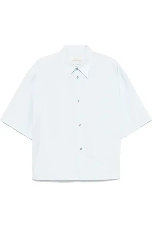 STUDIO NICHOLSON Homme, Chemises, Bleu, Taille: M Chemise classique à col bleu clair
