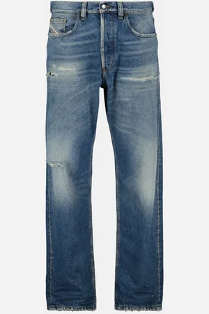 Diesel Homme, Jeans, Bleu, Taille: W33 L32 Jean Coupe Droite Bleu Vintage