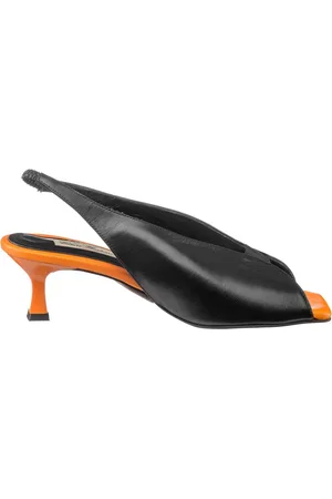 CESARE GASPARI Femme, Chaussures, Noir, Taille: 37 EU Sandales à bride arrière