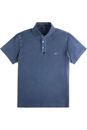 FAY Homme, Tops, Bleu, Taille: M Collection de T-shirts et Polos Élégants