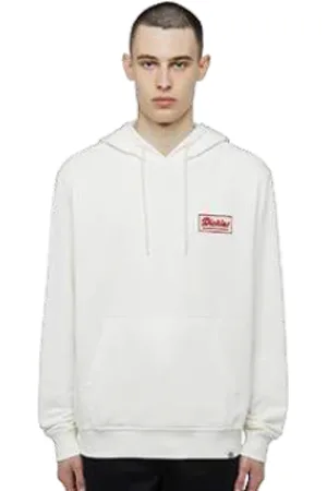 Dickies Homme, Sweatshirts et sweats à capuche, Blanc, Taille: L Collection de Pulls Élégants