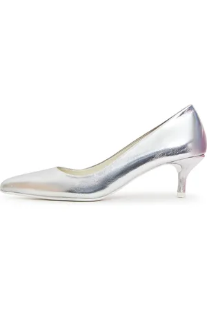 CESARE GASPARI Femme, Chaussures, Gris, Taille: 39 EU Élégantes Escarpins de Luxe - Argent