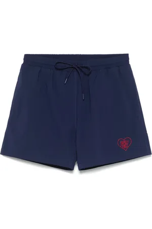 Family First Homme, Maillots de bain, Bleu, Taille: S Shorts de Plage Bleu Marine à Cordon