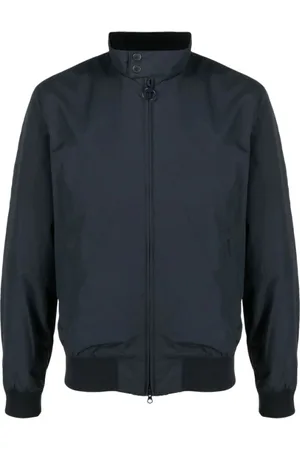 Barbour Homme, Vestes, Noir, Taille: S Logo Brodé Fermeture Éclair Vêtements d