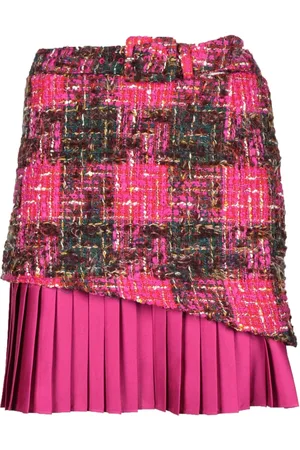 Andersson Bell Femme, Jupes, Rose, Taille: 42 FR Jupe Lana Mélangée Élégante
