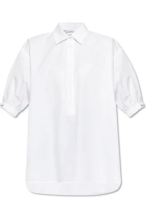 Max Mara Femme, Blouses et Chemises, Blanc, Taille: 34 FR Chemise Teano