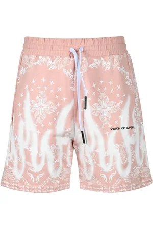 Vision Of Super Homme, Shorts, Rose, Taille: S Bermuda en coton