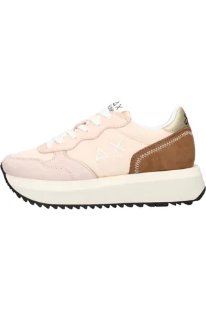 sun68 Femme, Chaussures, Rose, Taille: 38 EU Baskets Rose en Daim pour Femme