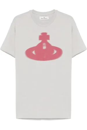 Vivienne Westwood Homme, Tops, Gris, Taille: XL T-shirts et Polos Col Rond Gris