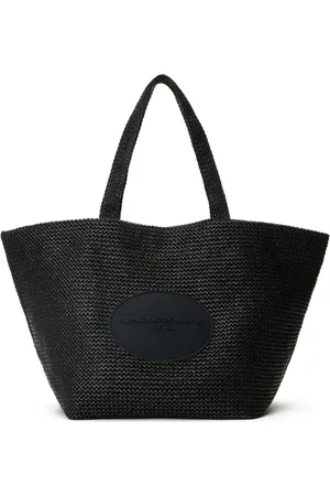 Alexander Wang Femme, Sacs, Noir, Taille: ONE Size Sac Noir avec Logo en Relief et Fermeture à