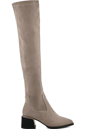 CESARE GASPARI Femme, Chaussures, , Taille: 39 EU Suede Chic Over-the-Knee Bottes