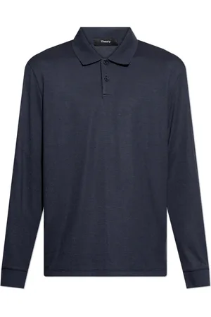 THEORY Homme, Tops, Bleu, Taille: S Polo à manches longues