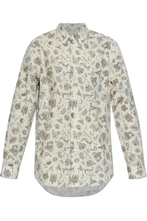 Paul Smith Homme, Chemises, Multicolore, Taille: 2XL Chemise en coton avec impression