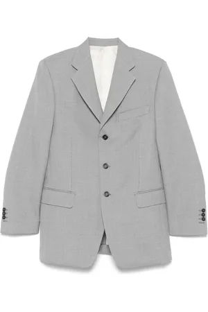 Armarium Femme, Vestes, Gris, Taille: 36 FR Veste Grise à Boutons avec Poches