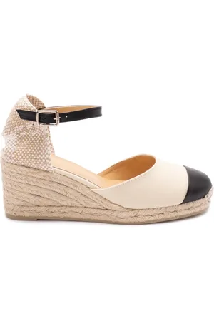 Castaner Femme, Chaussures, , Taille: 37 EU Sandales Compensées avec Bride de Cheville