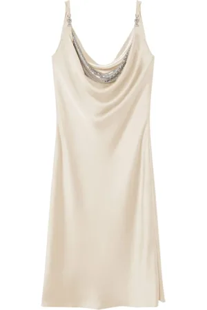 VERSACE Femme, Robes, , Taille: 36 FR Robe en satin avec cristaux