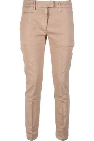 Dondup Femme, Pantalons, , Taille: W26 Pantalon en lin lyocell élasthanne