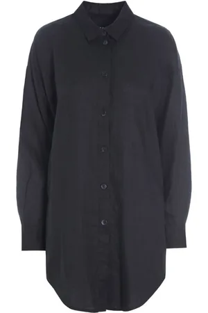 Bitte Kai Rand Femme, Blouses et Chemises, Noir, Taille: 40 FR Chemise en Lin Airy Noire