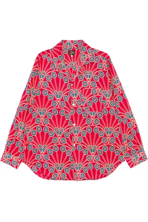 Pins & Needles Homme, Chemises, Rouge, Taille: M Chemise Rouge avec Poche Poitrine