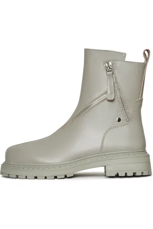 CESARE GASPARI Femme, Chaussures, Vert, Taille: 37 EU Bottes de combat cheville
