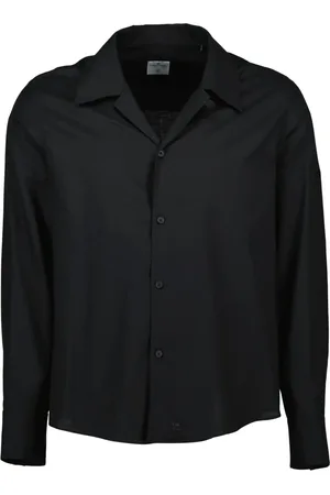 Courrèges Homme, Chemises, Noir, Taille: M Chemise en Coton Noir AC