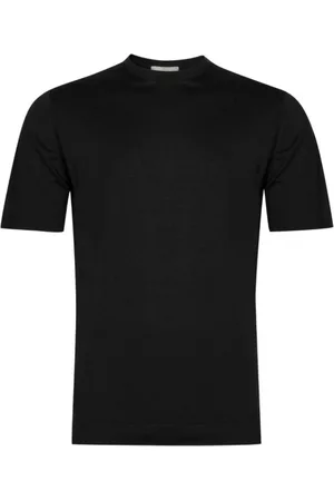 JOHN SMEDLEY Homme, Tops, Noir, Taille: M T-shirt Lorca Noir