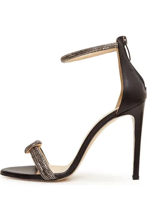 CESARE GASPARI Femme, Chaussures, Noir, Taille: 38 EU Jewel High heel Sandales