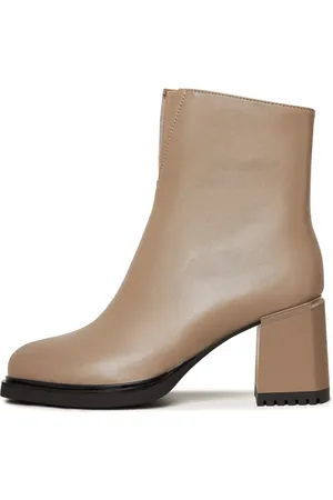 CESARE GASPARI Femme, Chaussures, , Taille: 37 EU Bottines en Cuir à Talons Aiguilles