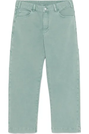 Emporio Armani Homme, Jeans, Vert, Taille: W30 Jean Vert Clair avec Style Classique