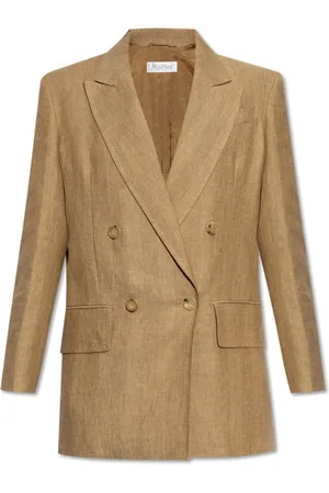 Max Mara Femme, Vestes, Brun, Taille: 42 FR Blazer croisé Gerla