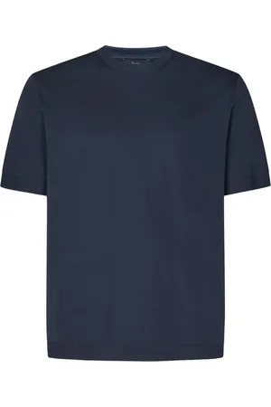 HERNO Homme, Tops, Bleu, Taille: M T-shirts et Polos col rond bleus