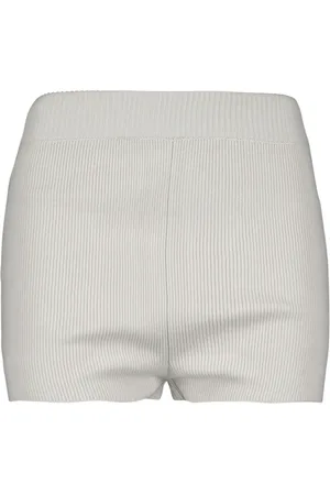 Ami Femme, Shorts, Gris, Taille: 42 FR Mini Short Côtelé pour Femme