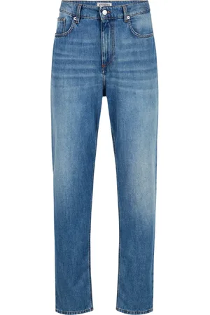 Iceberg Homme, Jeans, Bleu, Taille: W38 Indigo 5 poches coupe droite en jean