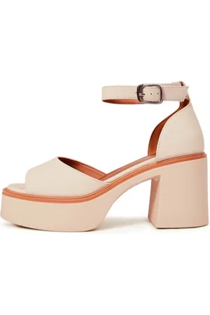 CESARE GASPARI Femme, Chaussures, , Taille: 40 EU Sandales à talons hauts en cuir décontracté