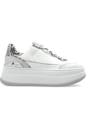 Michael Kors Femme, Chaussures, Blanc, Taille: 37 1/2 EU Hayes plateforme baskets