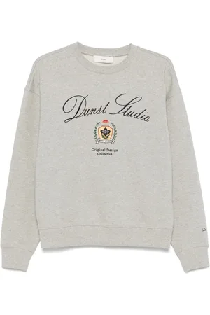 DUNST Femme, Sweatshirts et sweats à capuche, Gris, Taille: 38 FR SweaT-shirt Gris Col Rond